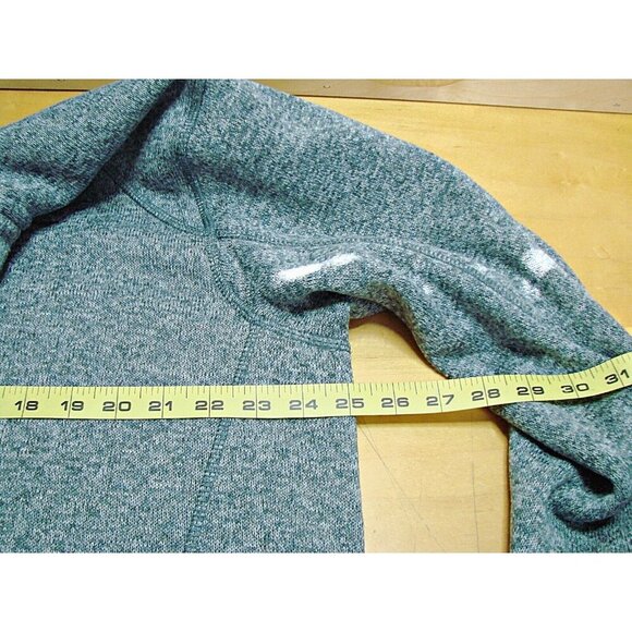 Eddie Bauer Mens Radiator Fleece Pullover 1/4-Zip Heather Blue Mock Neck Size XL - Picture 5 of 11